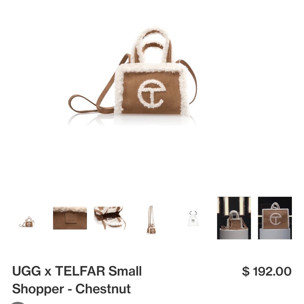 Chestnut Ugg xTelfar Small Shopper 🧸